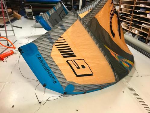 Cabrinha drifter kite 9m met bar.