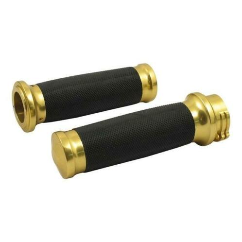 Caliber, brass throttle grips