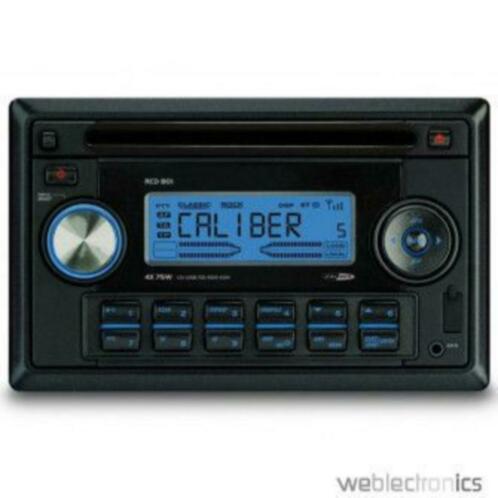 Caliber dubbel din radio voor 60,00