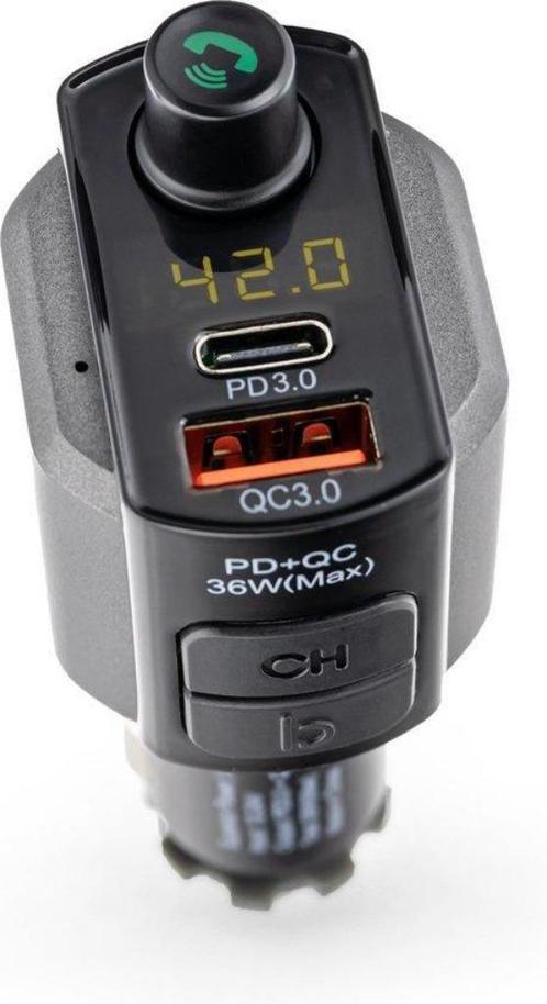 Caliber PMT567BT - FM transmitter met Bluetooth - USB C en A