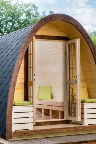 campingpod zeer scherp geprijsd