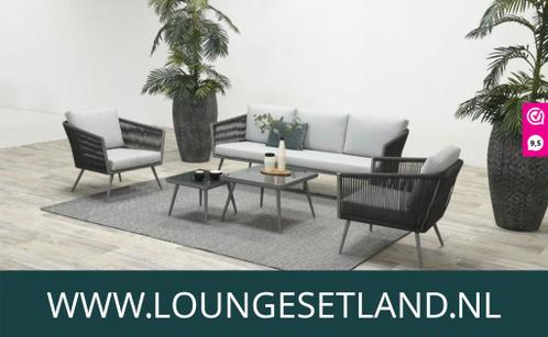 Canberra stoel-bank loungeset 5-delig