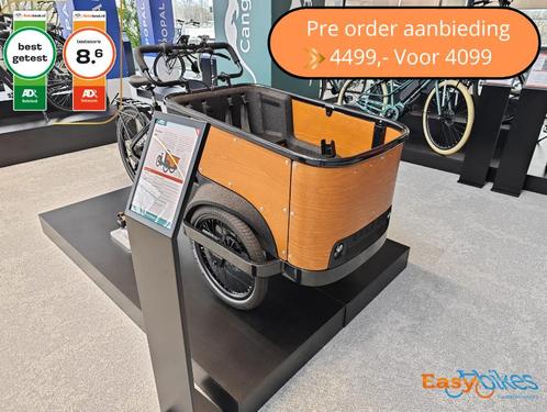 Cangoo Buckle UP Bakfiets met middenmotor Nieuw model 