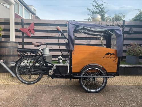 Cangoo elektrische bakfiets, inclusief huif