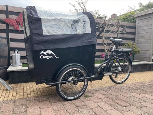 Cangoo elektrische bakfiets, inclusief huif