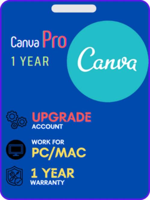 Canva Pro  1 Jaar Abonnement  Eenmalige aanschaf