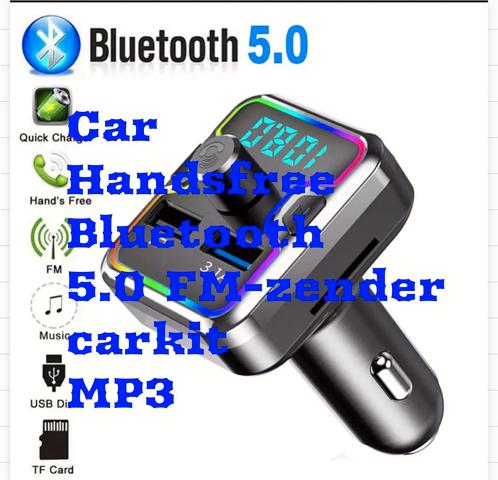 Car Handsfree Bluetooth 5.0 FM-zender carkit MP3