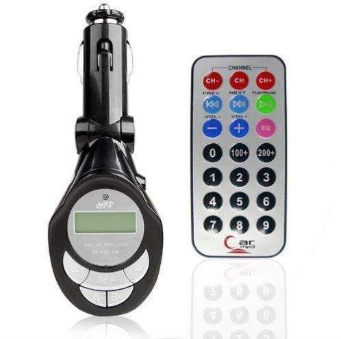 Car Kit MP3 Player FM Transmitter for SDMMCUSBCD