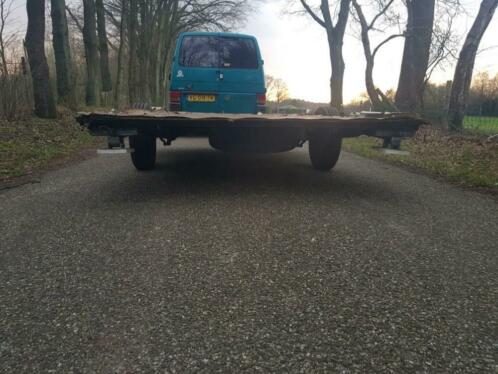 Caravan onderstel opbouw aanhanger