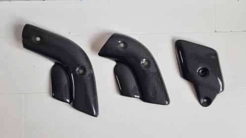Carbon uitlaatbeschermer hitteschild Ducati 748 916 996 998