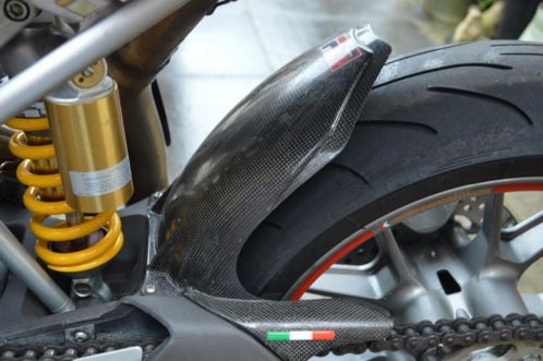 Carbonnen achterspatbord Ducati 749 999 R S 