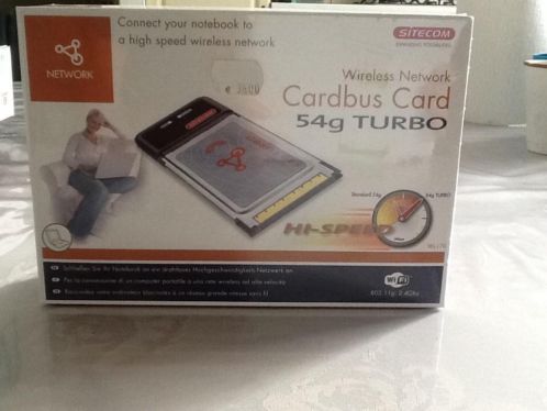 Cardbus Card 54g Turbo
