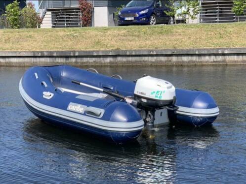 Caribe C9X rib hypalon - 4pk Yamaha viertakt - strandtrailer