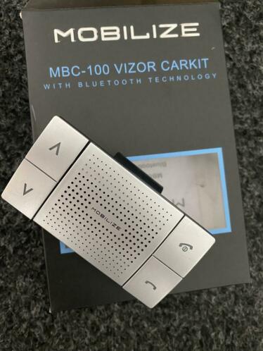 Carkit Bluetooth met houder. Mobilize MBC-100 vizor carkit
