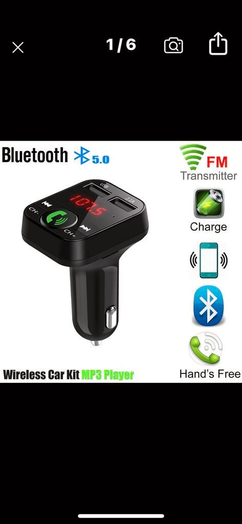 Carkit en mp3 speler usb Bluetooth