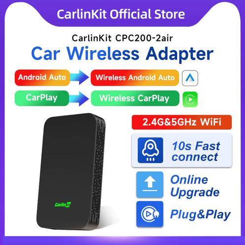 Carlinkit 2air 5.0 Apple CarPlay en Android car dongel