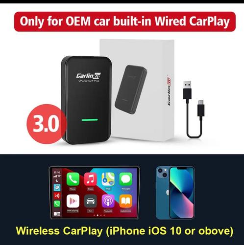 Carlinkit 3.0 wireless carplay dongle( alleen apple)