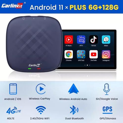 Carlinkit android auto 11 6G ram 128G geheugen AA Wireless