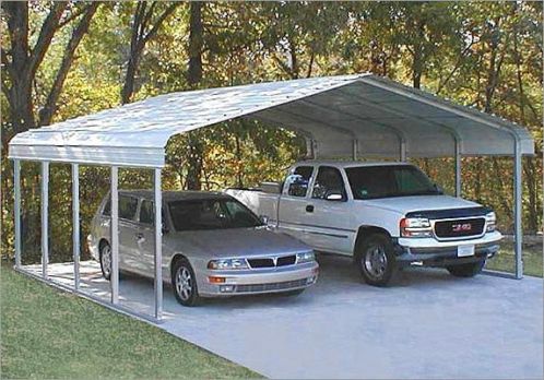 Carport breedte 5,50m lengte 6,10m