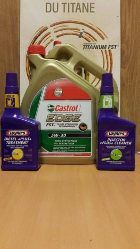 Castrol olie,Oliefilter,Reiniger en arbeid 5liter SuperActie