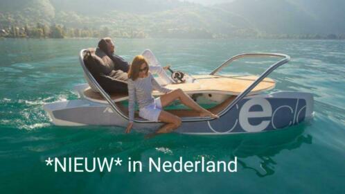 Ceclo Original, de eerste E-motorbootwaterfiets. 