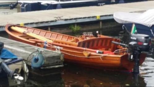 Cederhout koper geklonken boot