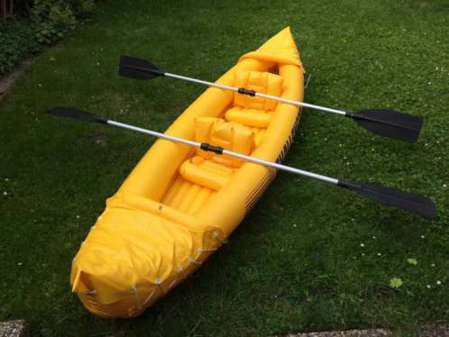 Challenger K2 opblaasbare kano met peddels