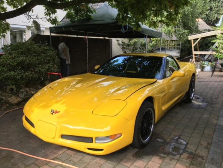 Chevrolet CORVETTE 2001 Geel  model C5 Z06