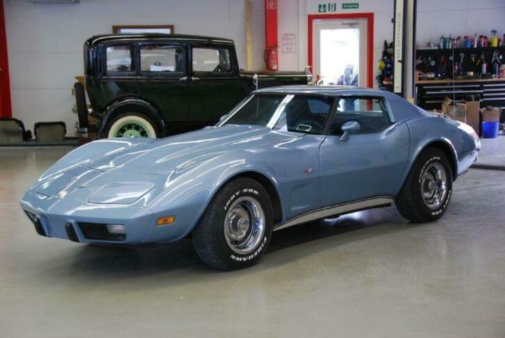 Chevrolet Corvette C3 Stingray 1977 Blauw