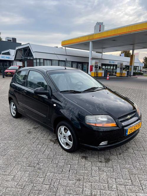 Chevrolet Kalos 1.2 3D 2006 Zwart met airco en apk