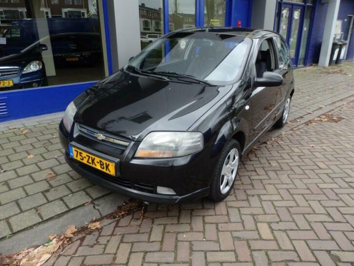 Chevrolet Kalos 1.2 3D 2008 Zwart 155615 km nap