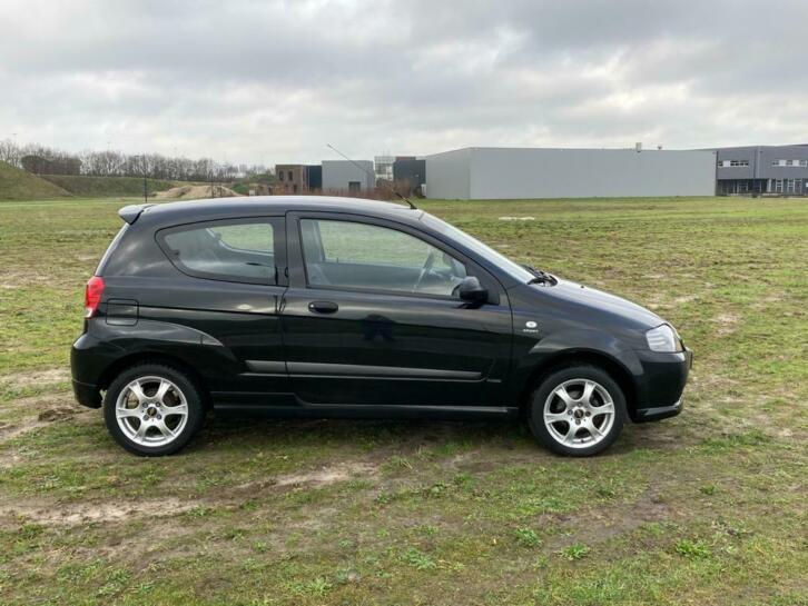 Chevrolet Kalos 1.2 3D 2008 Zwart keurige auto 95.000 km