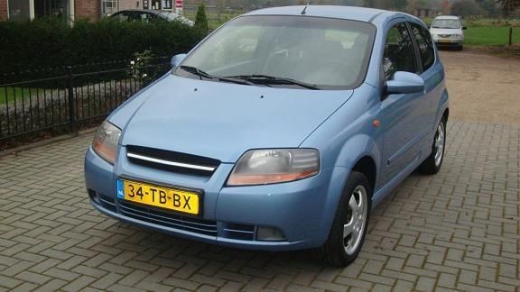 Chevrolet Kalos 1.2 3D edition 2006 Blauw airco 62000km