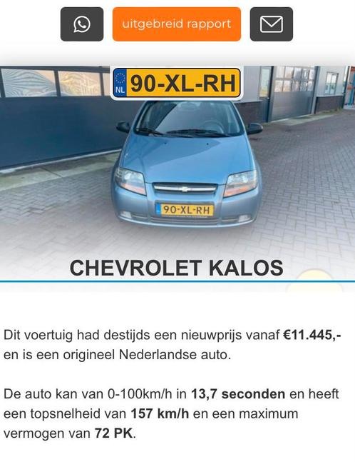 Chevrolet Kalos 1.2 5D 2007 met apk tot 27-10-2024