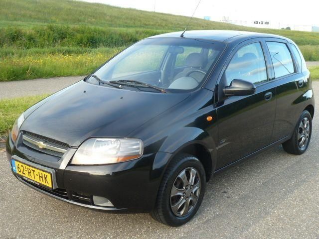 Chevrolet Kalos 1.4,bj.2005,zwart,5 deurs,airco,APK April 20