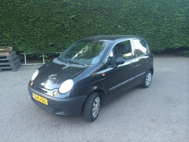 Chevrolet Matiz 0.8 2005 Zwart 119DKM GELOPEN