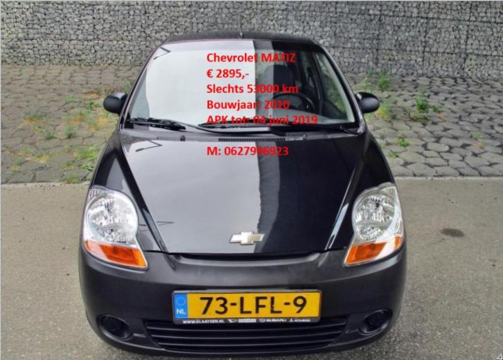 Chevrolet Matiz 53000 km 2895,-