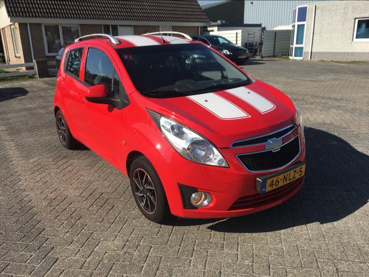 Chevrolet Spark 1.0 Bifuel 2010 Rood airco