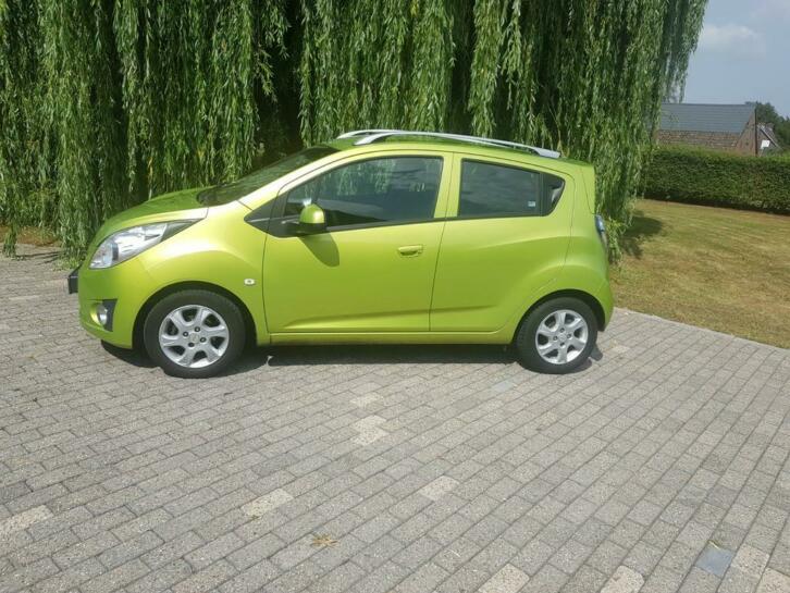 Chevrolet Spark 1.0 GAS airco Bifuel 2011 Groen ZEER MOOI