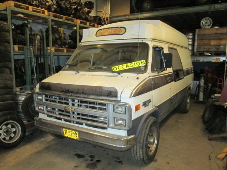  Chevy Van G30 Camper kenteken 1987