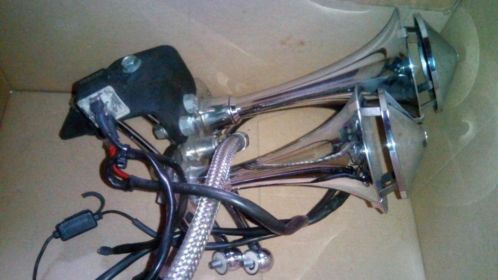 chrome dubbele luchthoorn