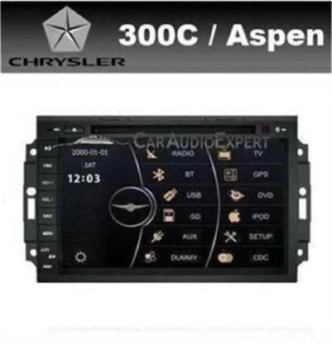 Chrysler 300C Aspen vervanging originele radio navigatie DVD