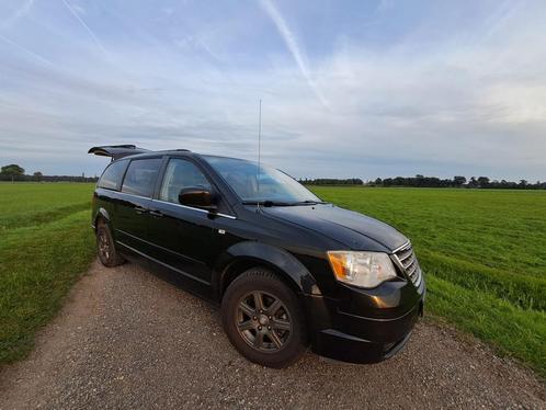 Chrysler Grand Voyager 2008 Zwart nette auto benzine