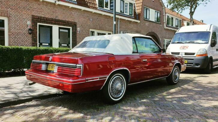 Chrysler LE Baron Convertible 1984 Rood