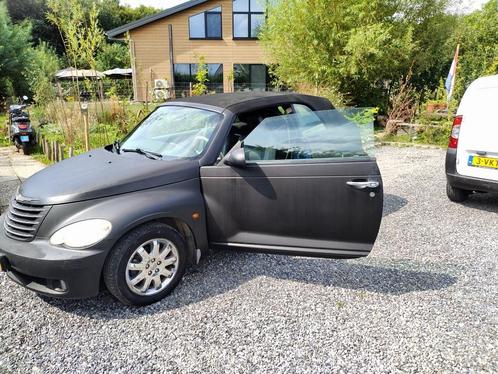 Chrysler PT Cruiser 2.4 I 16V Cabrio 2007 Zwart wrap (blauw)