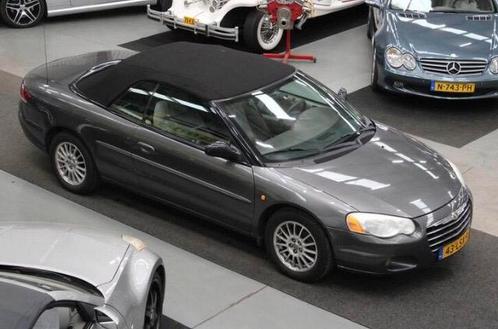 Chrysler Sebring cabriolet grijs luxe amerikaanse auto 2005