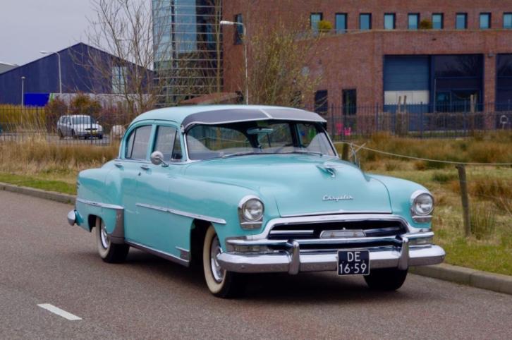 Chrysler Windsor de Luxe 1954 Blauw