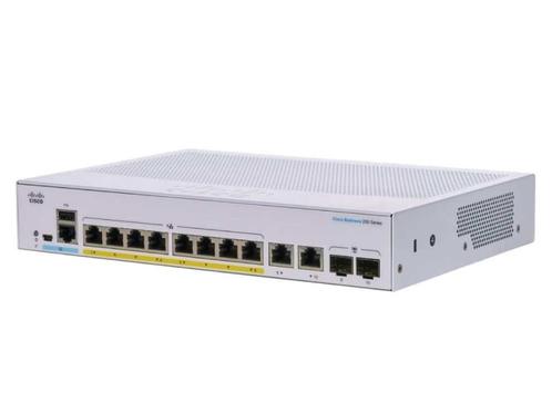 Cisco 8 poort smart switch POE (CBS250-8FP-E-2G-EU)