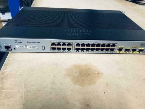 Cisco C891-24X VPN Router  Gigabit PoE Switch