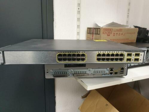 Cisco Catalyst 3750G 24 poorts gigabit layer 3 switch